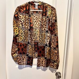 Animal Print Women's Blouse
